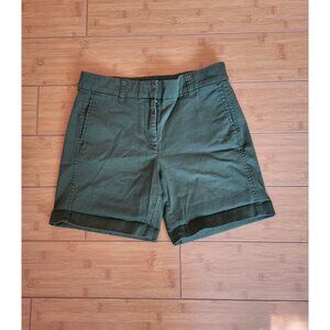 Jcrew Khaki Green Chino Shorts